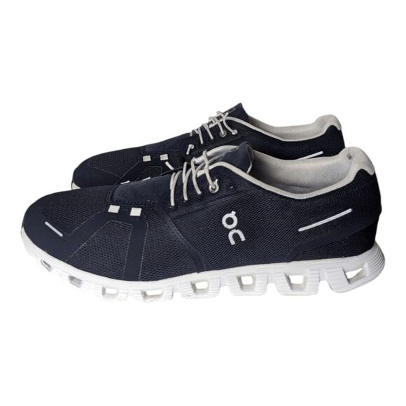 ON RUNNING Cloud 5 "Midnight/White" Running Shoes Size 13 - Picture 3 of 16